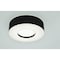 Afx Montclair 12" LED Ceiling - Black Shade MCF1214LAJUD-BK - alternate 3